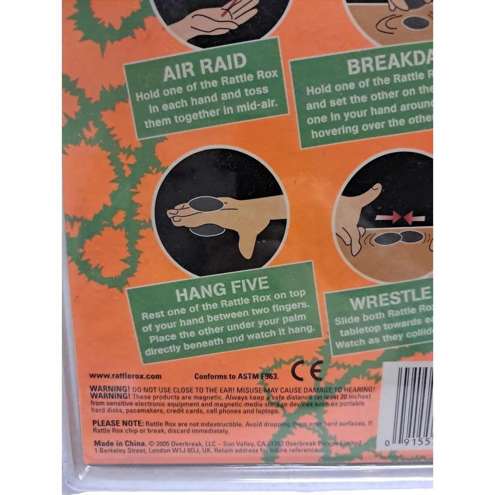 Rattle Rox Magnets That Twitch, Buzz And Spaz Out When They Come In Contact - Picture 9 of 10